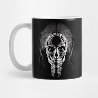 Gothic Roses and Skulls Mug